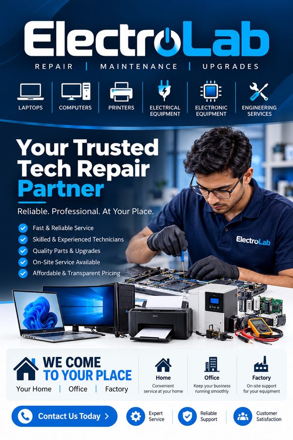 ElectroLab technician at work